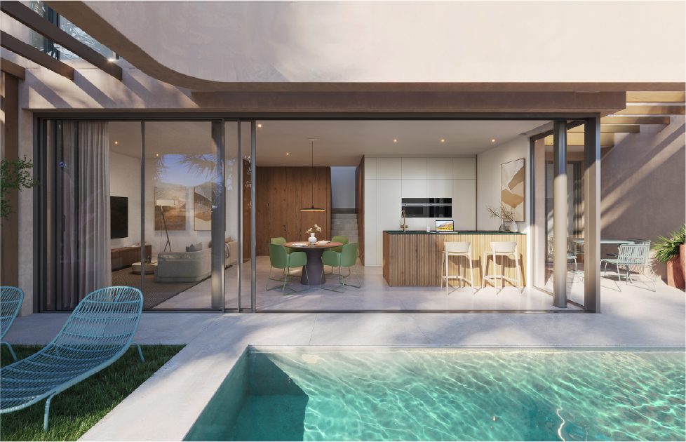 Villas six nature visor piscina