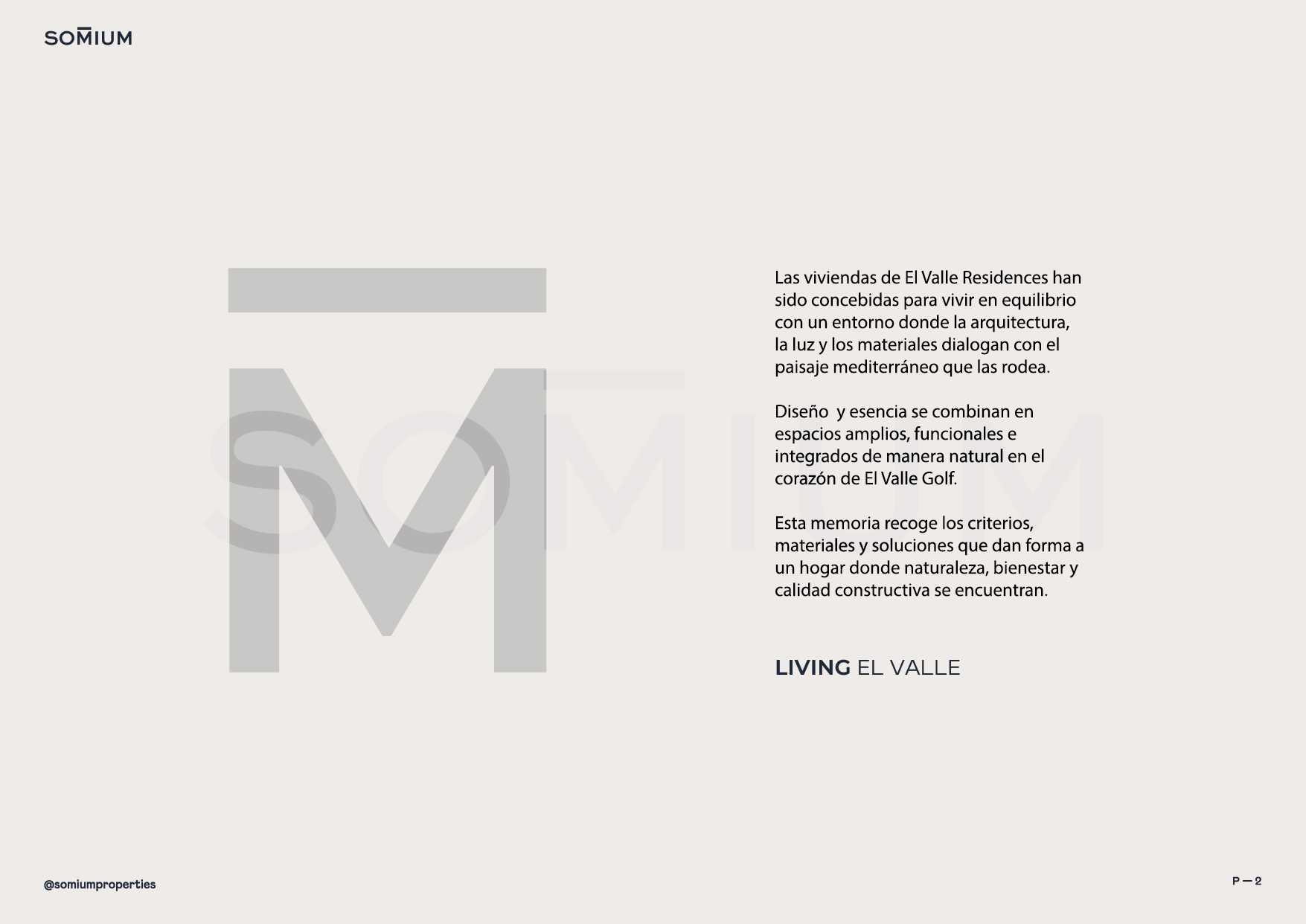 El Valle Residences Memoria Calidades Apartamentos Castellano 2