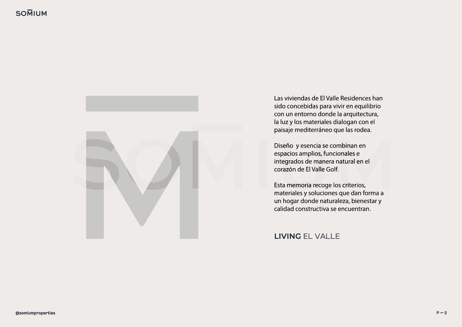 El Valle Residences Memoria Calidades Villas Castellano 2