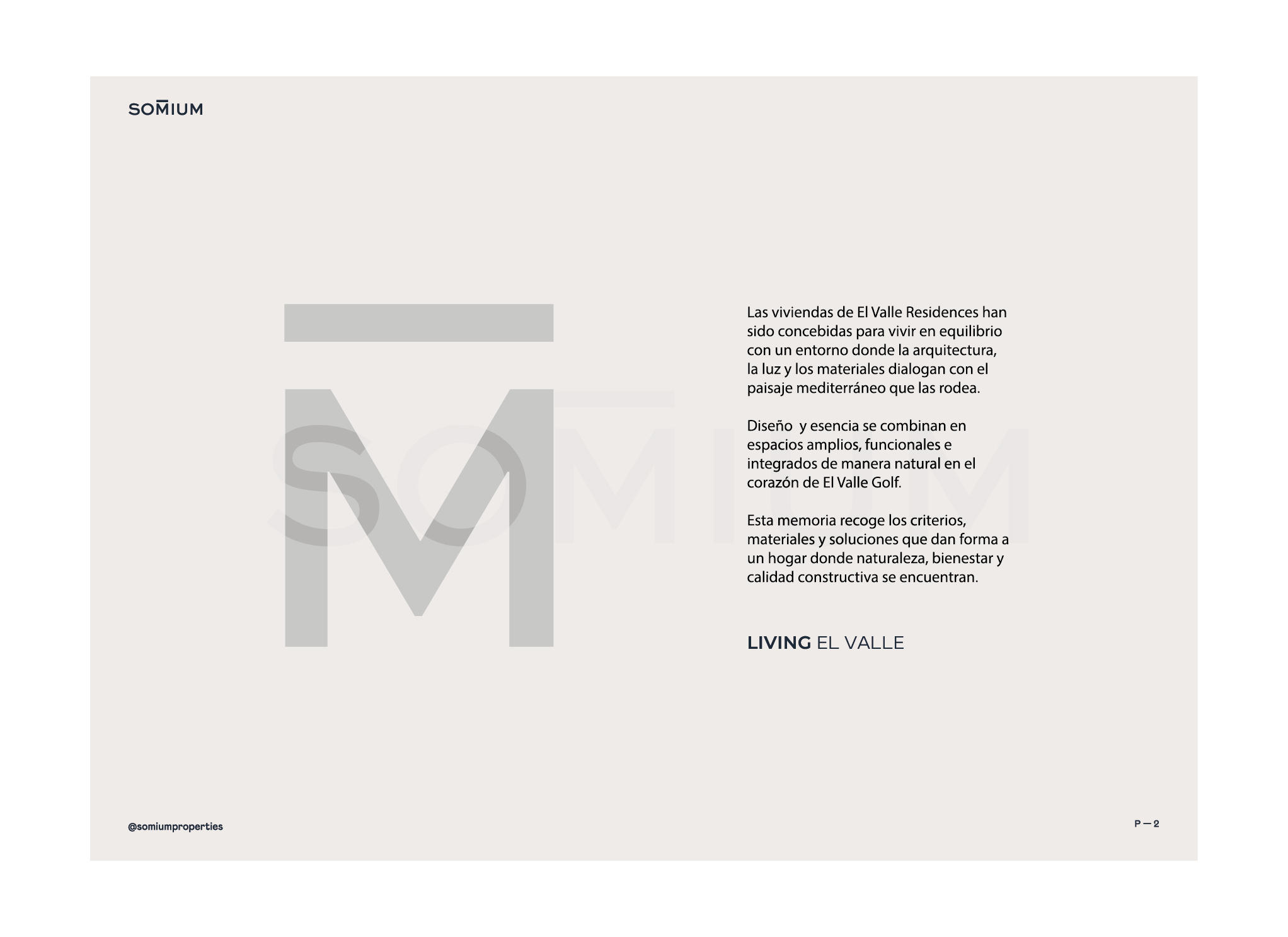 El Valle Residences Memoria calidades Apartamentos Palmwave Castellano 2
