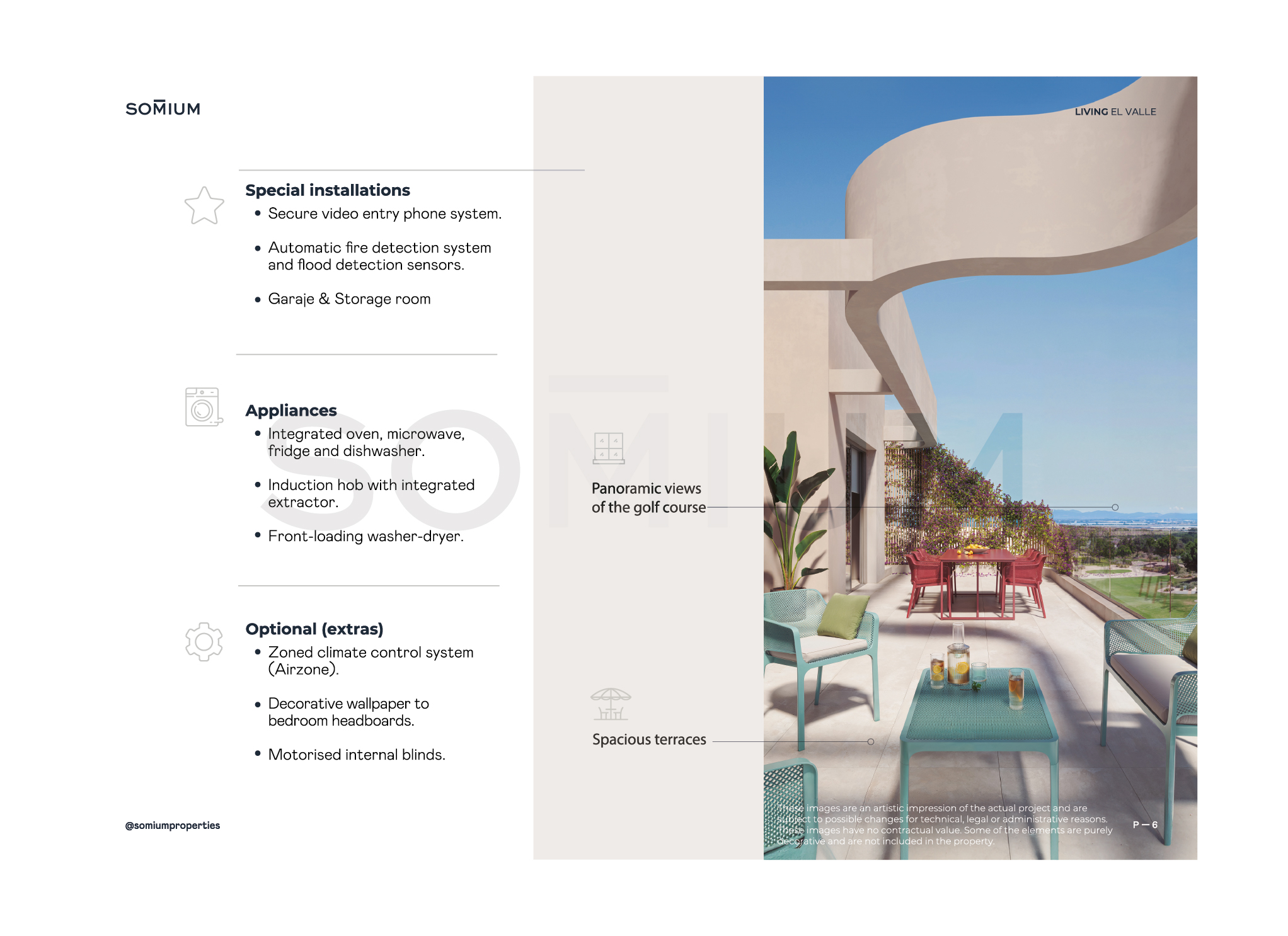 El Valle Residences Memoria calidades Apartamentos Palmwave English 6