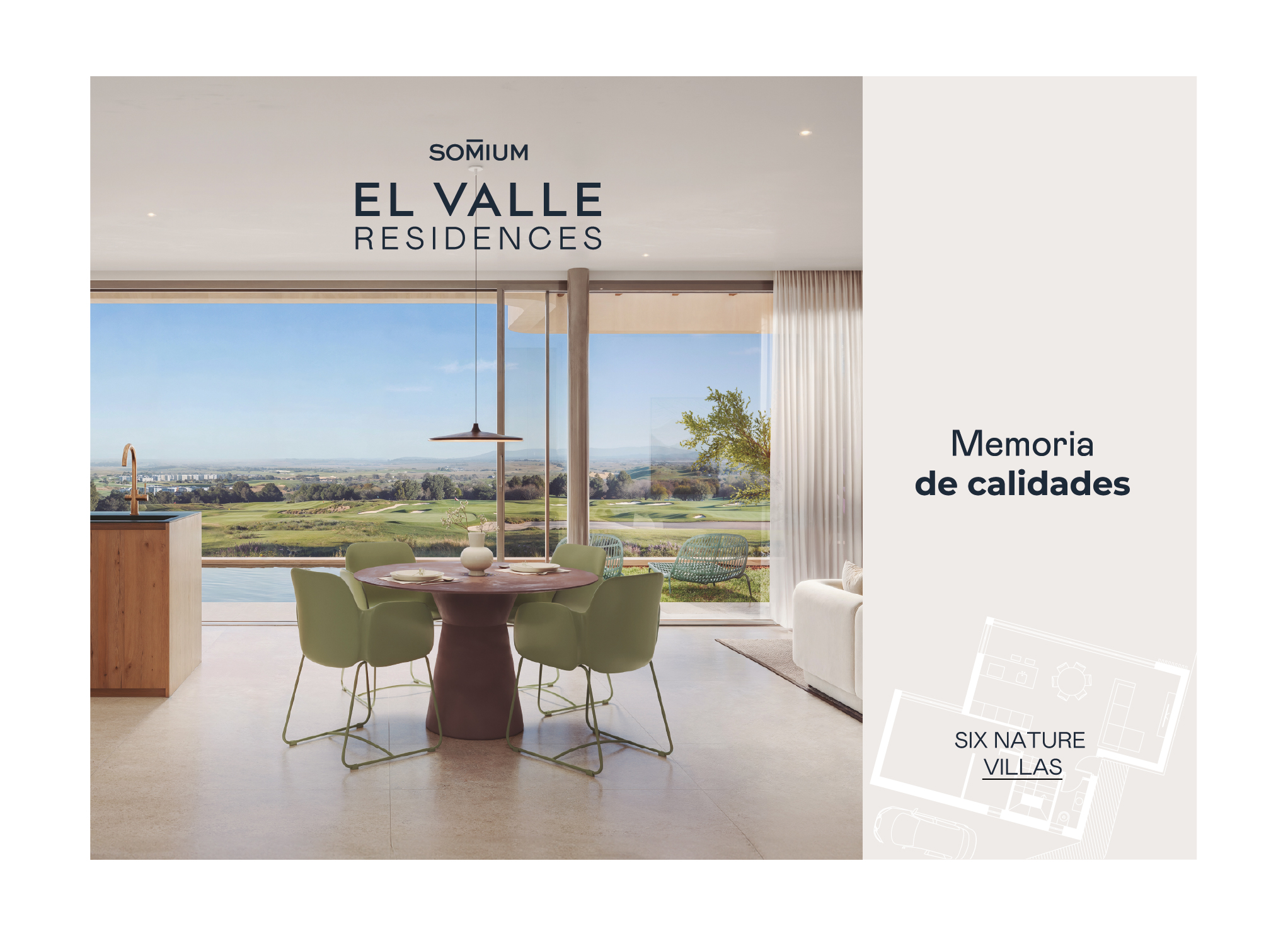 El Valle Residences Memoria calidades Villas Six Nature Castellano 1