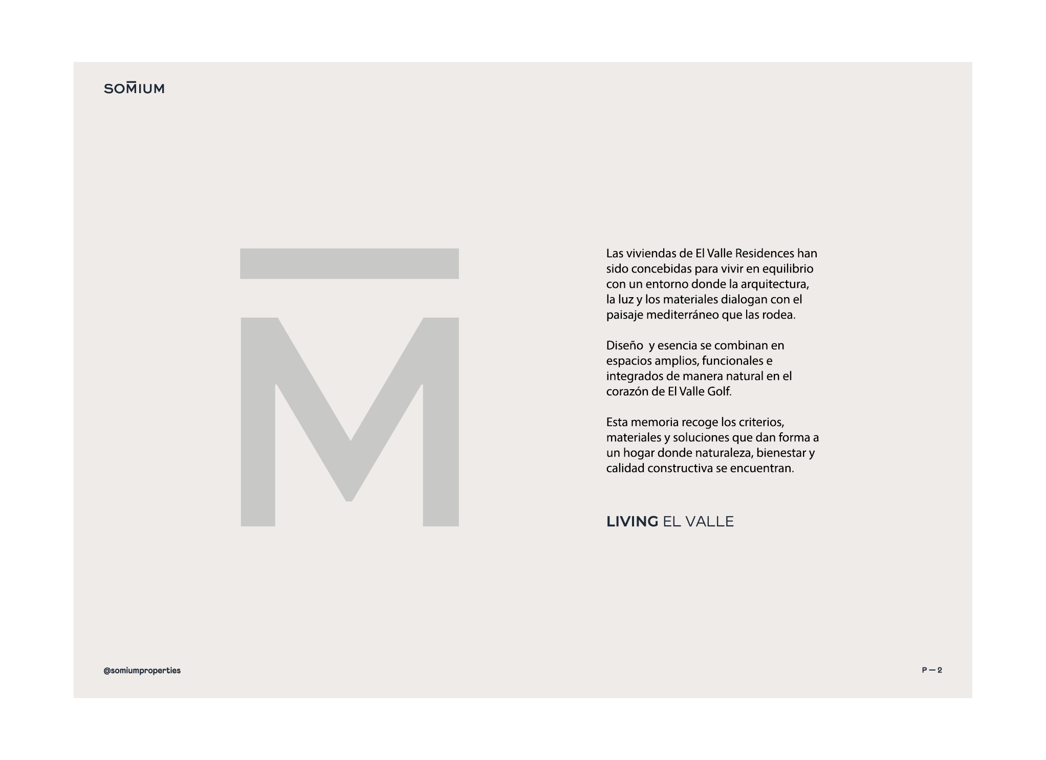 El Valle Residences Memoria calidades Villas Six Nature Castellano 2