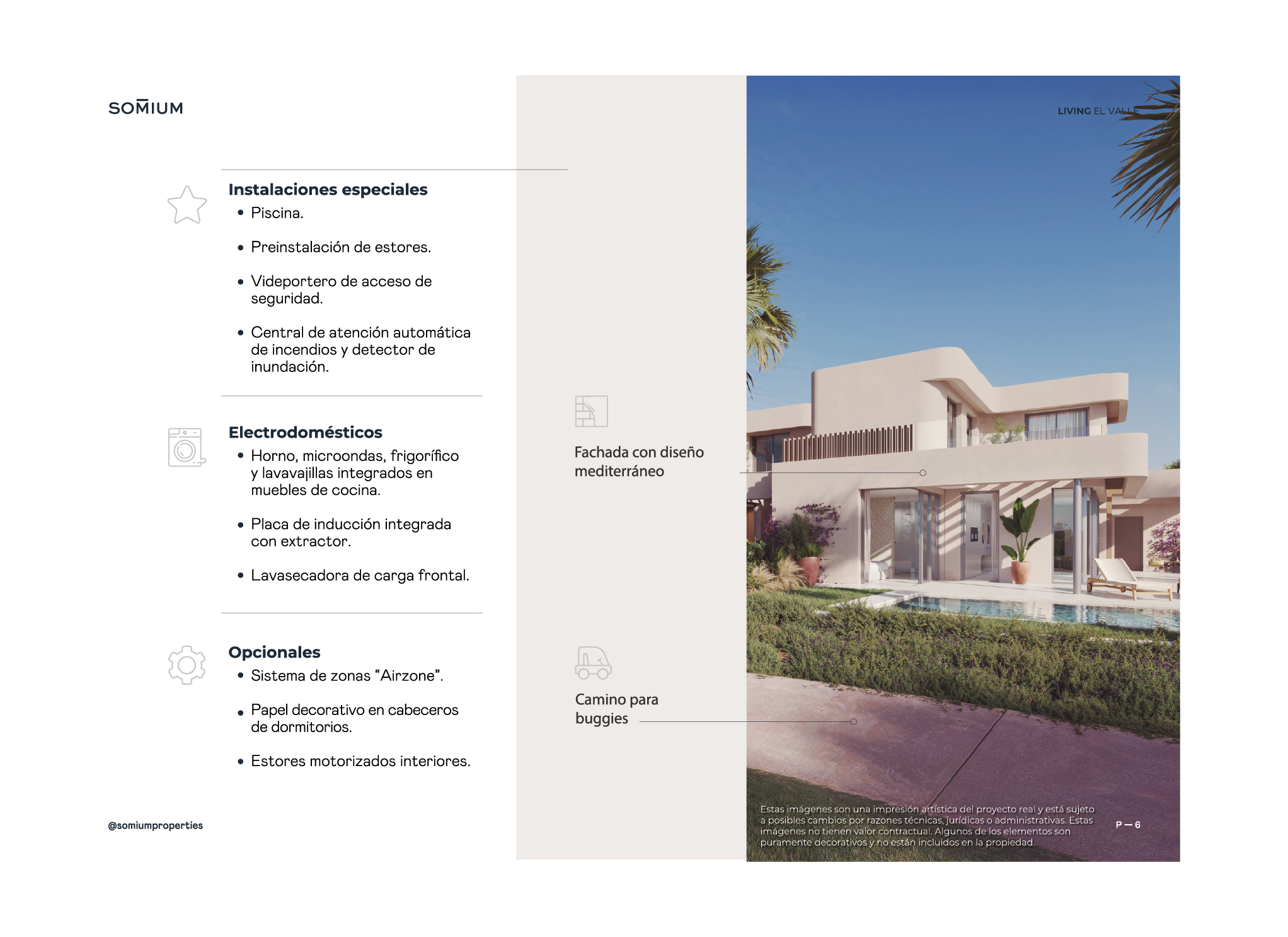 El Valle Residences Memoria calidades Villas Six Nature Castellano 6